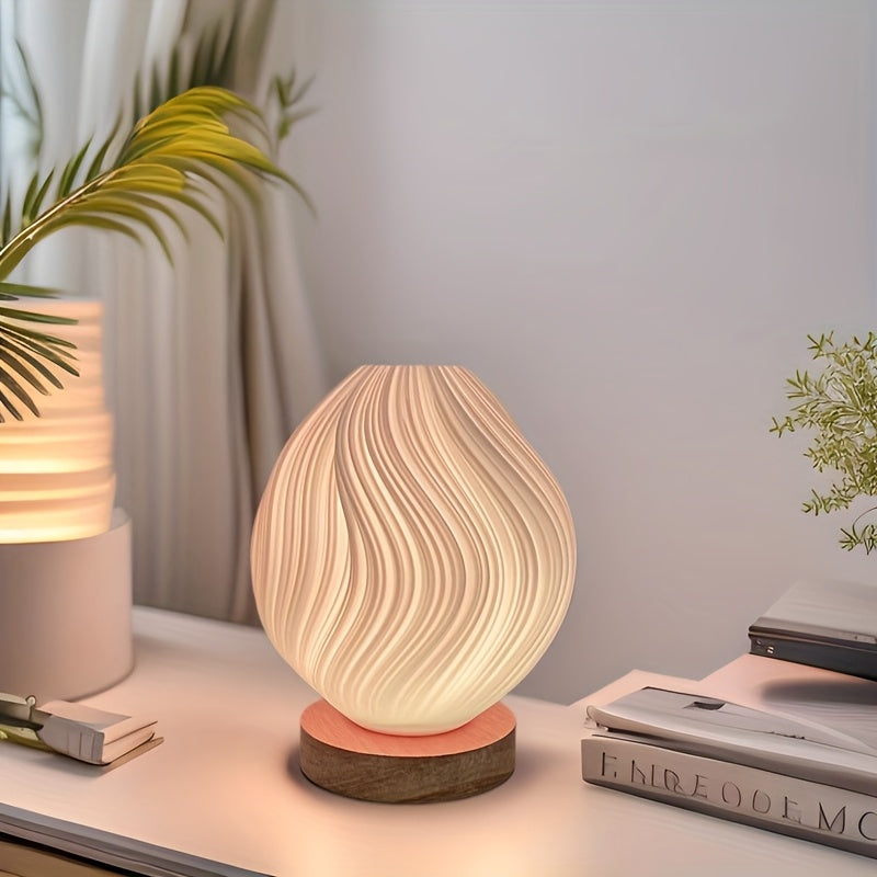 Modern Nordic Style RGB LED Night Light with Remote Control