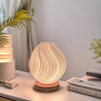 Modern Nordic Style RGB LED Night Light with Remote Control