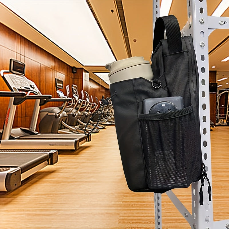Large Capacity Gym Bag with Magnetic Water Bottle Holder