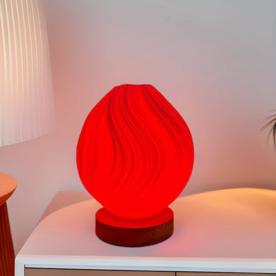 Modern Nordic Style RGB LED Night Light with Remote Control