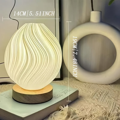 Modern Nordic Style RGB LED Night Light with Remote Control