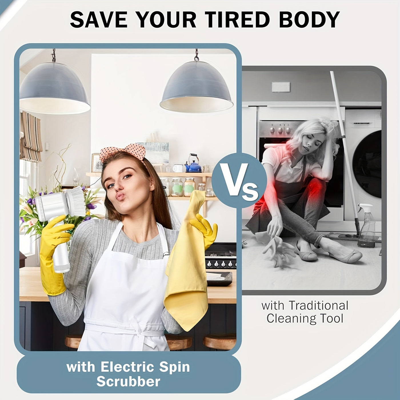 5-in-1 Rechargeable Electric Cleaning Brush Set