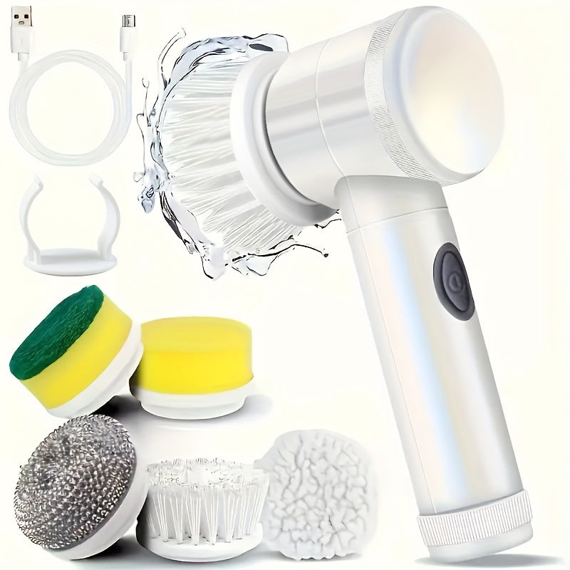 5-in-1 Rechargeable Electric Cleaning Brush Set