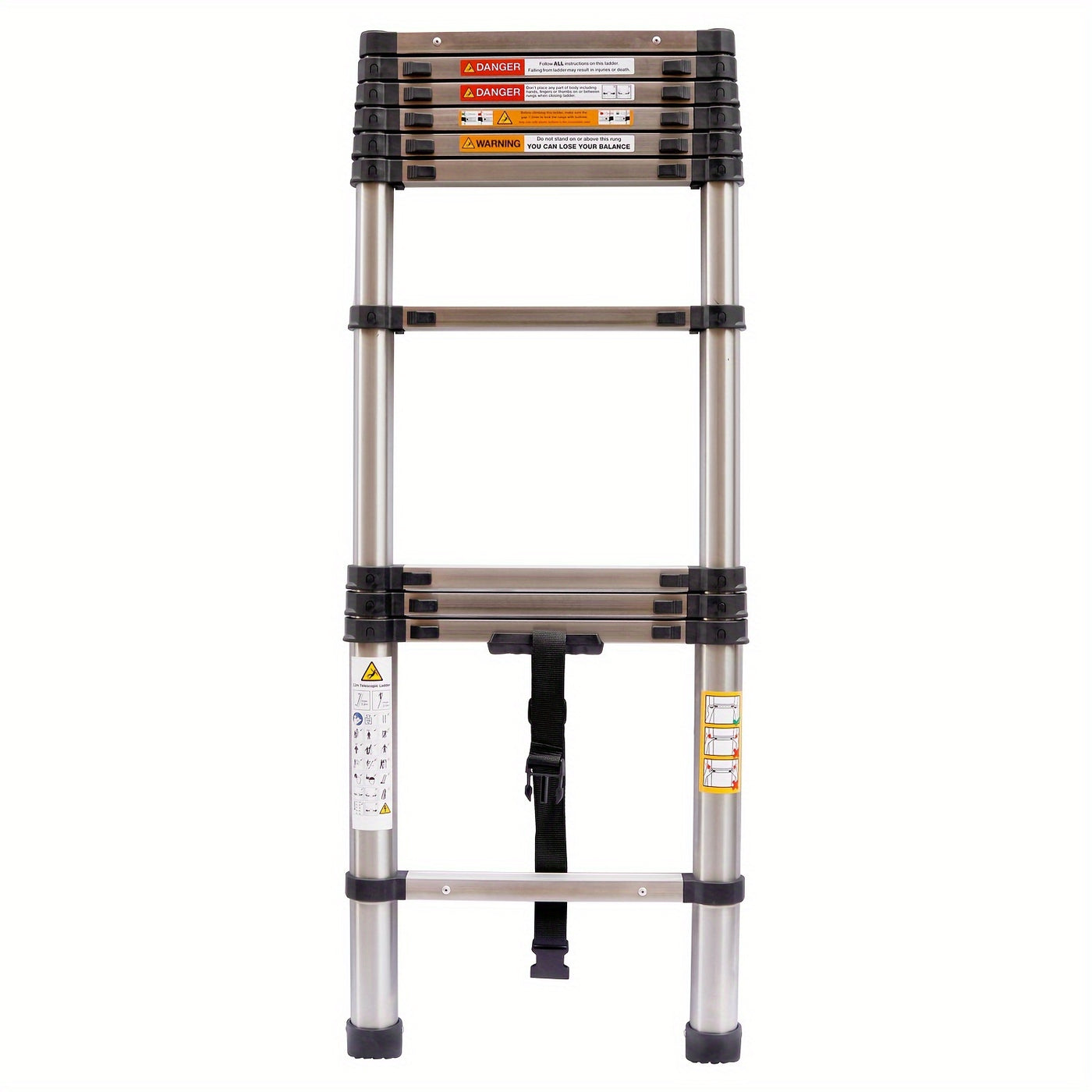 Telescopic Ladder Stainless 3,2 m.