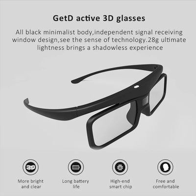 2025 New DLP Link Active Shutter 3D Glasses