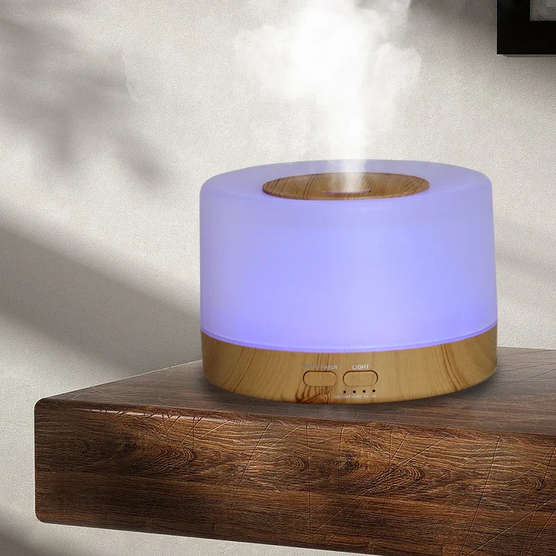 700ML Wood Grain Electric Diffuser