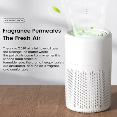 Mini Desktop Air Purifier HEPA Filtered