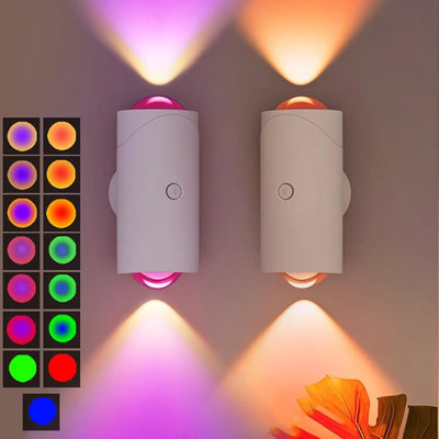 RGB LED Night Lights with Motion Sensor - 2PCS