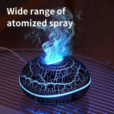 Flame Effect Aromatherapy Air Humidifier