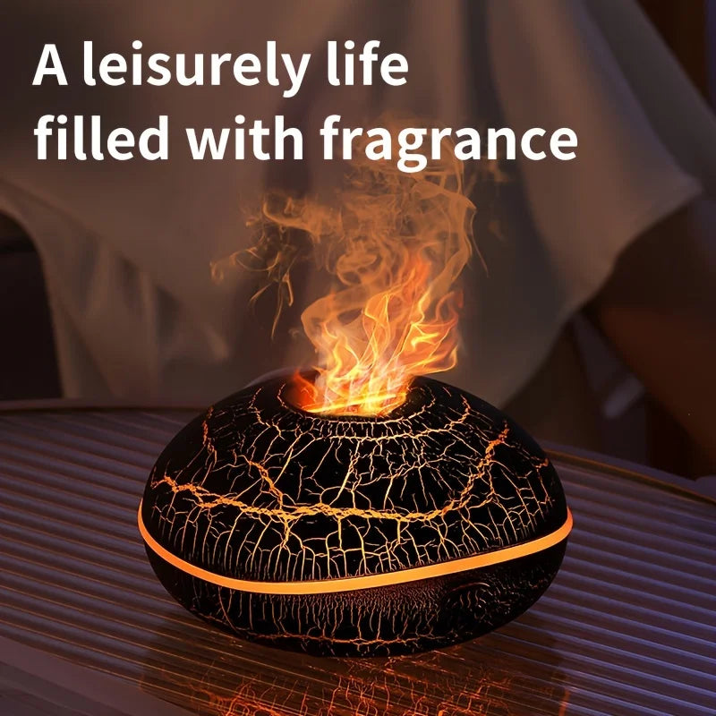 Flame Effect Aromatherapy Air Humidifier