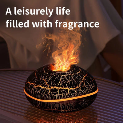 Flame Effect Aromatherapy Air Humidifier