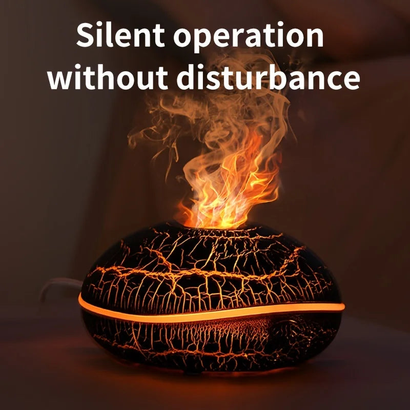 Flame Effect Aromatherapy Air Humidifier