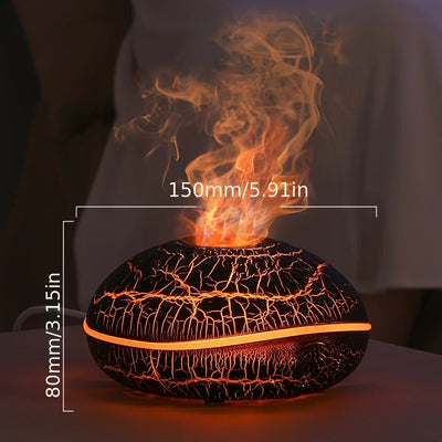 Flame Effect Aromatherapy Air Humidifier