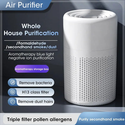 Mini Desktop Air Purifier HEPA Filtered
