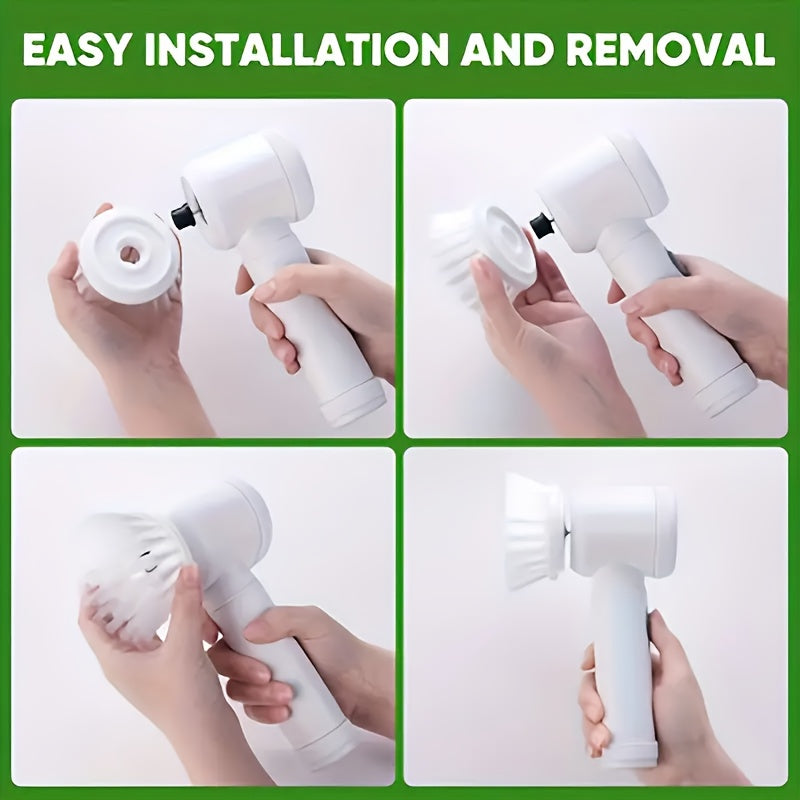 5-in-1 Rechargeable Electric Cleaning Brush Set