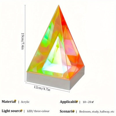 Infinite Cube Lamp - Modern Geometric LED Desk Light