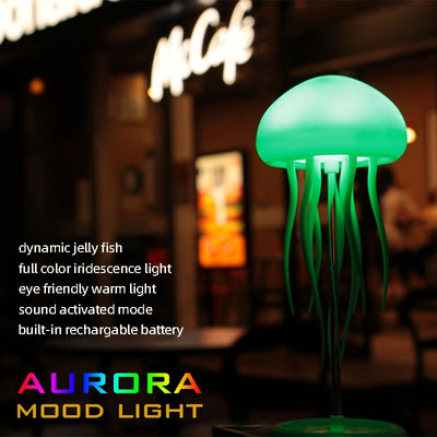 2-in-1 Voice-Activated Jellyfish Night Light