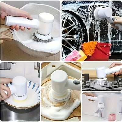 5-in-1 Rechargeable Electric Cleaning Brush Set