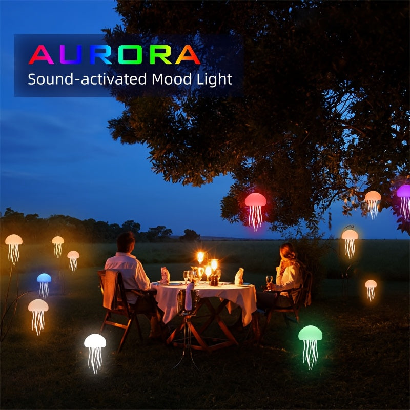 2-in-1 Voice-Activated Jellyfish Night Light